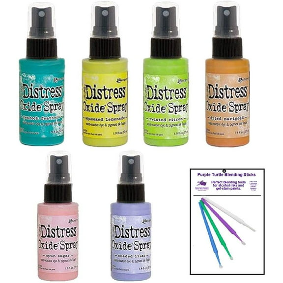 Tim Holtz Distress Oxide Spray Bundle (6 Bottle Set)