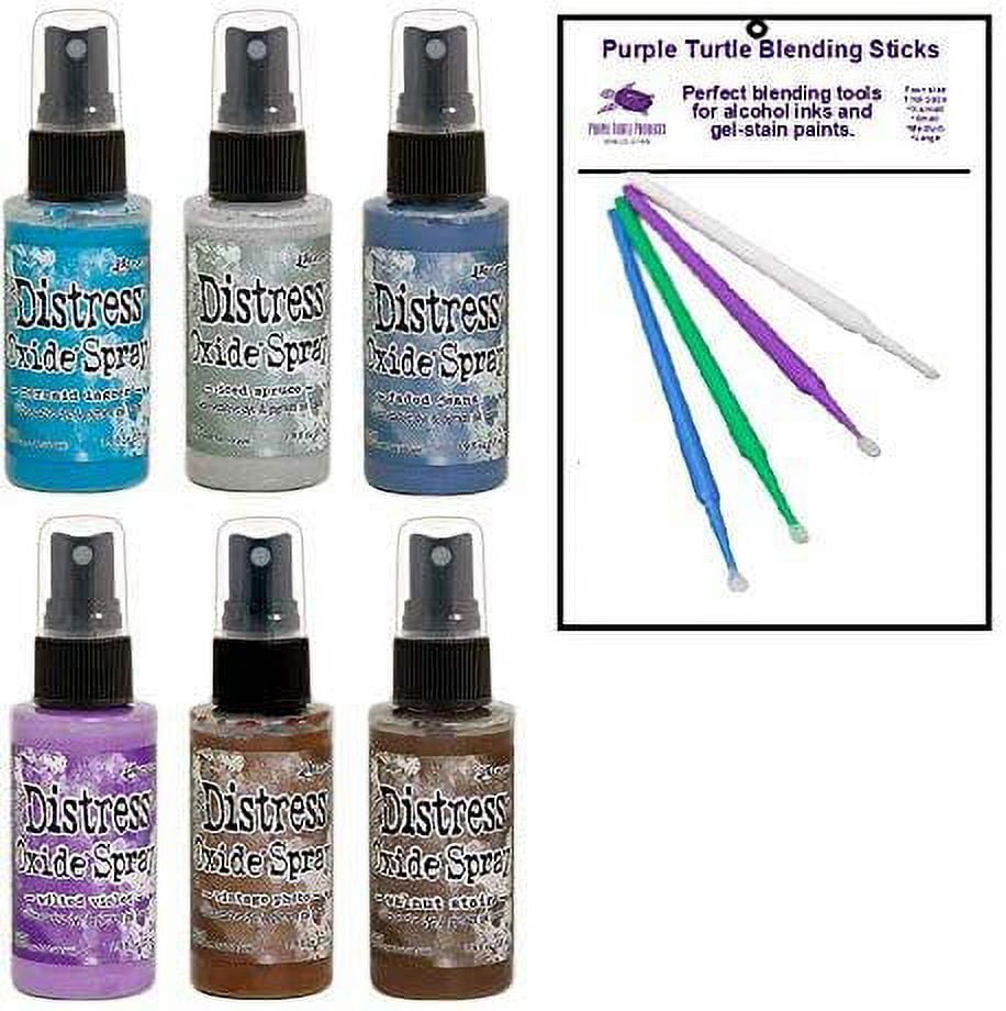 Tim Holtz Distress Oxide Spray Bundle New 2019 Colors (6 Bottle Bold Set)