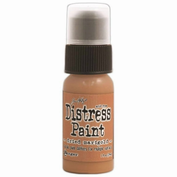 Tim Holtz Distress Paint Dabber 1oz-Dried Marigold