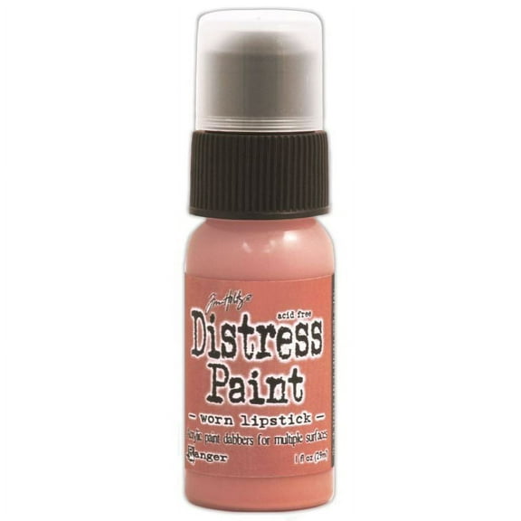 Tim Holtz Distress Paint Dabber 1oz-Worn Lipstick