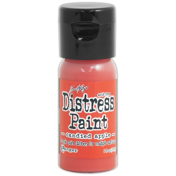 Tim Holtz Distress Paint Flip Top 1oz-Candied Apple