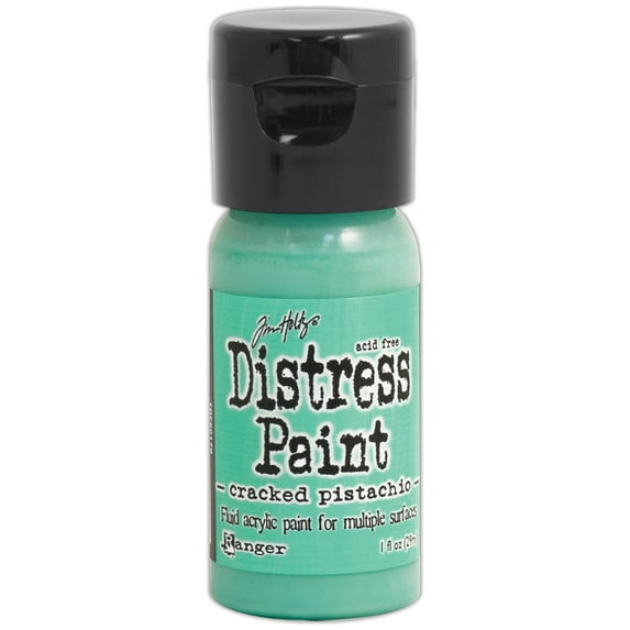 Tim Holtz Distress Paint Flip Top 1oz-Cracked Pistachio
