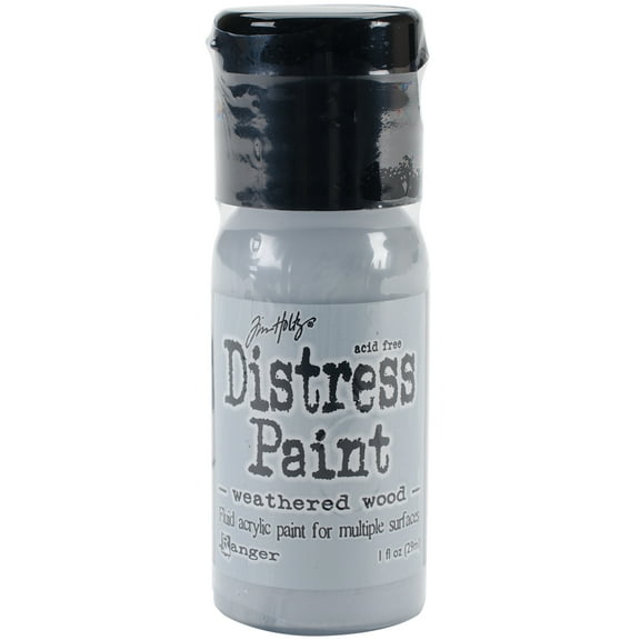 Tim Holtz Distress Paint Flip Top 1oz-Weathered Wood