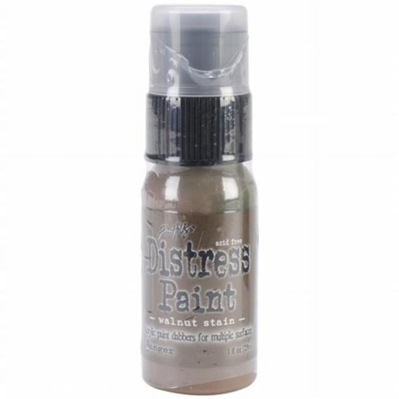 Tim Holtz Distress Paint: Walnut Stain, 1 ounce