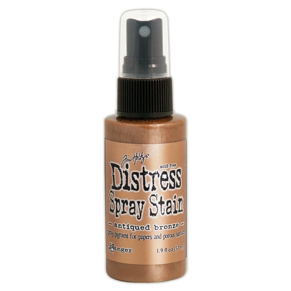 Tim Holtz Distress Spray Stain 1.9oz Antiqued Bronze