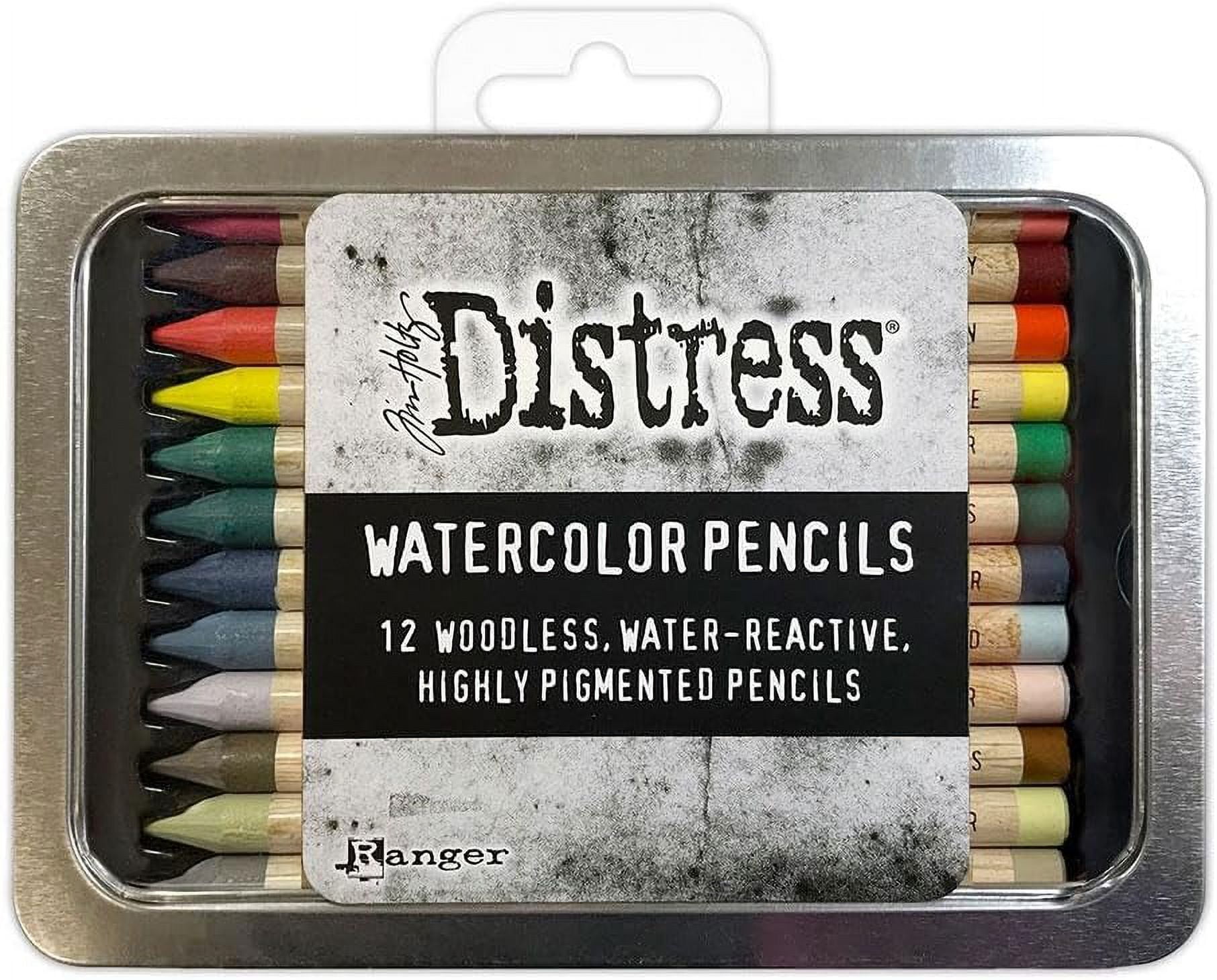 Tim Holtz Distress Watercolor Pencils 12pc Set 4