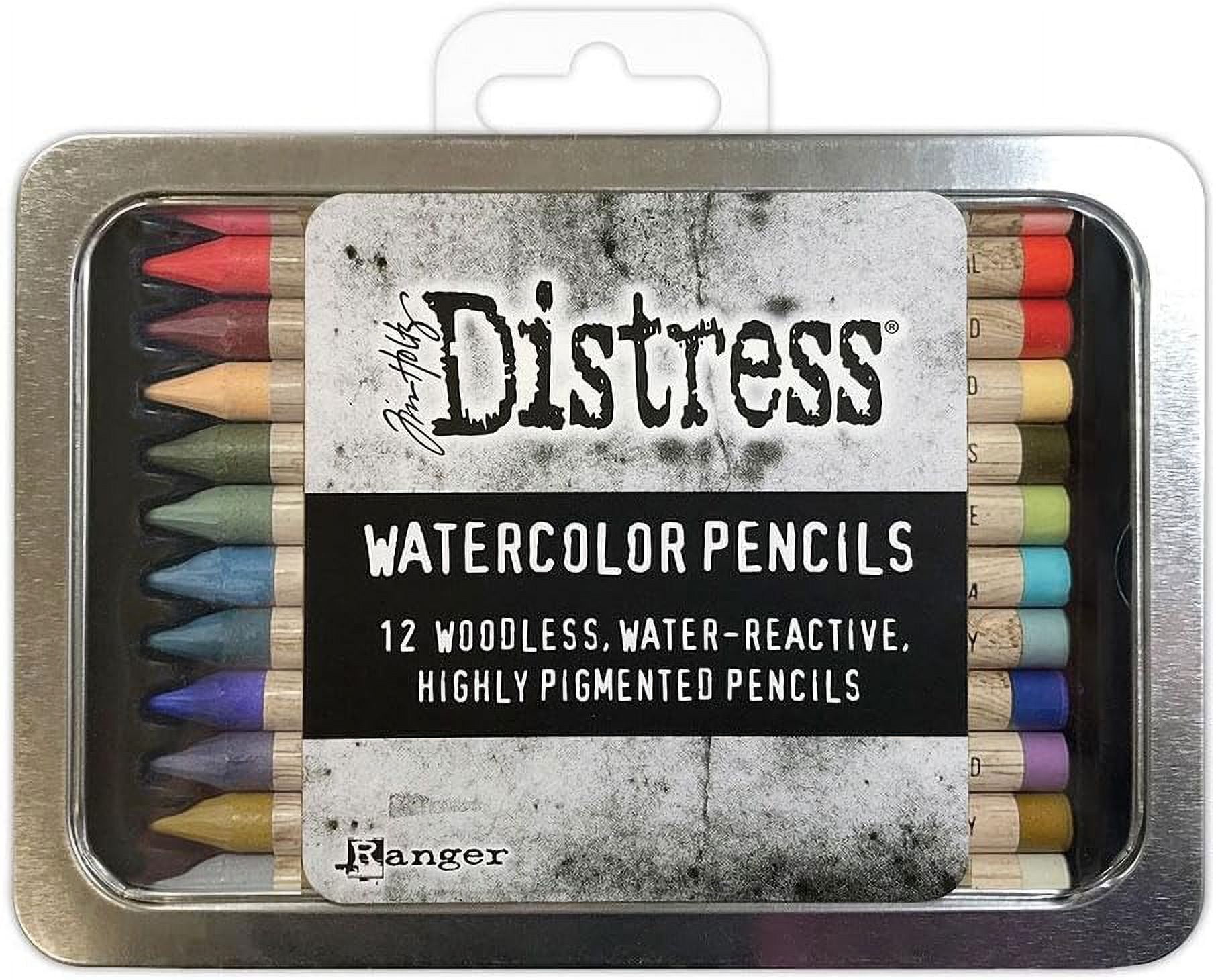 Tim Holtz Distress Watercolor Pencils 12pc Set 5