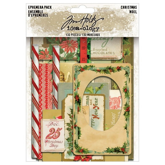 Tim Holtz Idea-Ology Ephemera-Christmas