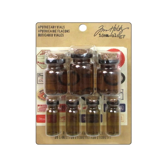 Tim Holtz Idea-ology Apothecary Vials