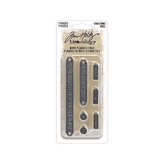 Tim Holtz Idea-ology-Word Plaques + Tags