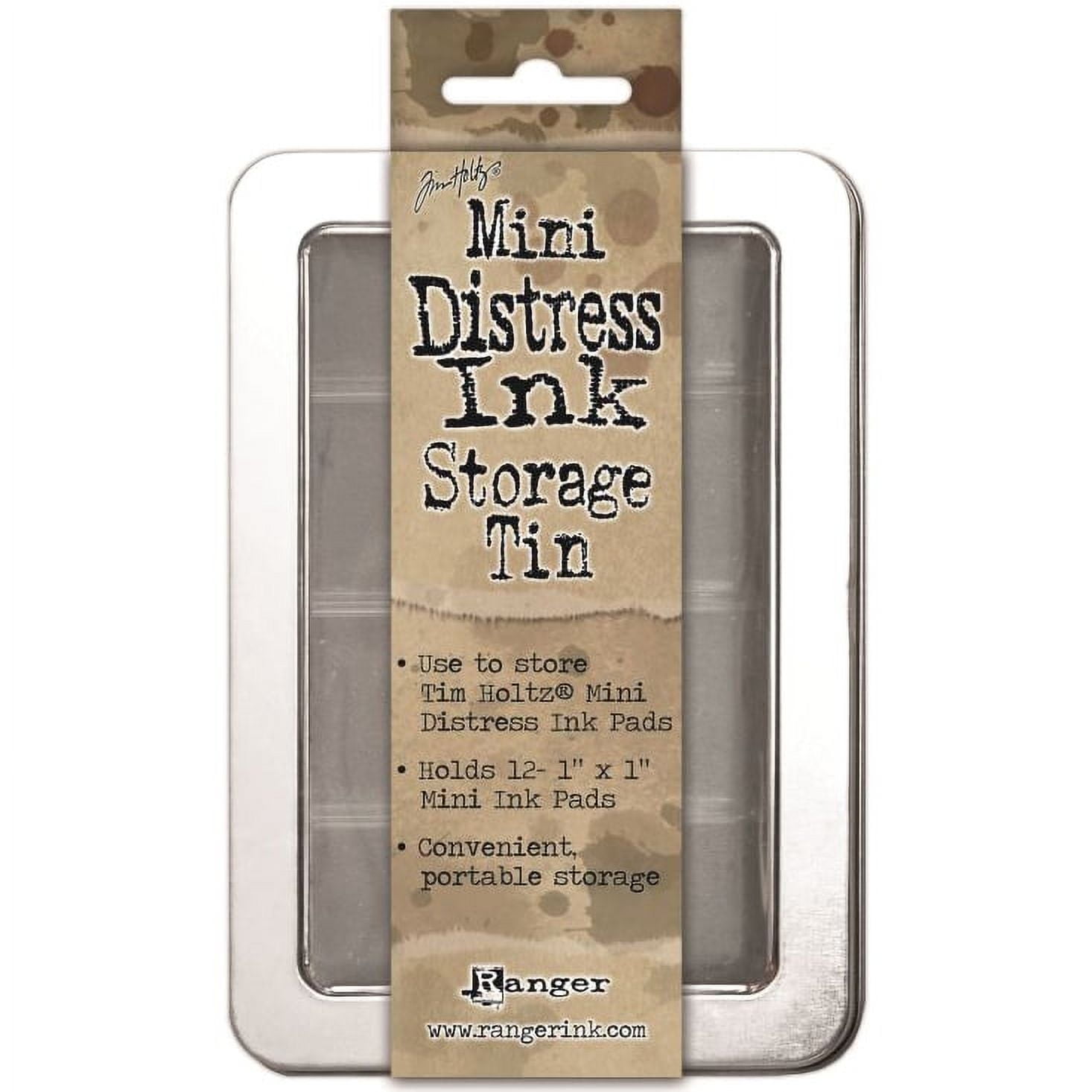 RANGER Tim Holtz Mini Distress Ink Storage Tin-Holds 12