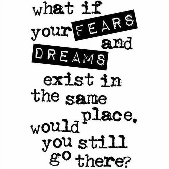 Tim Holtz Red Rubber Stamp