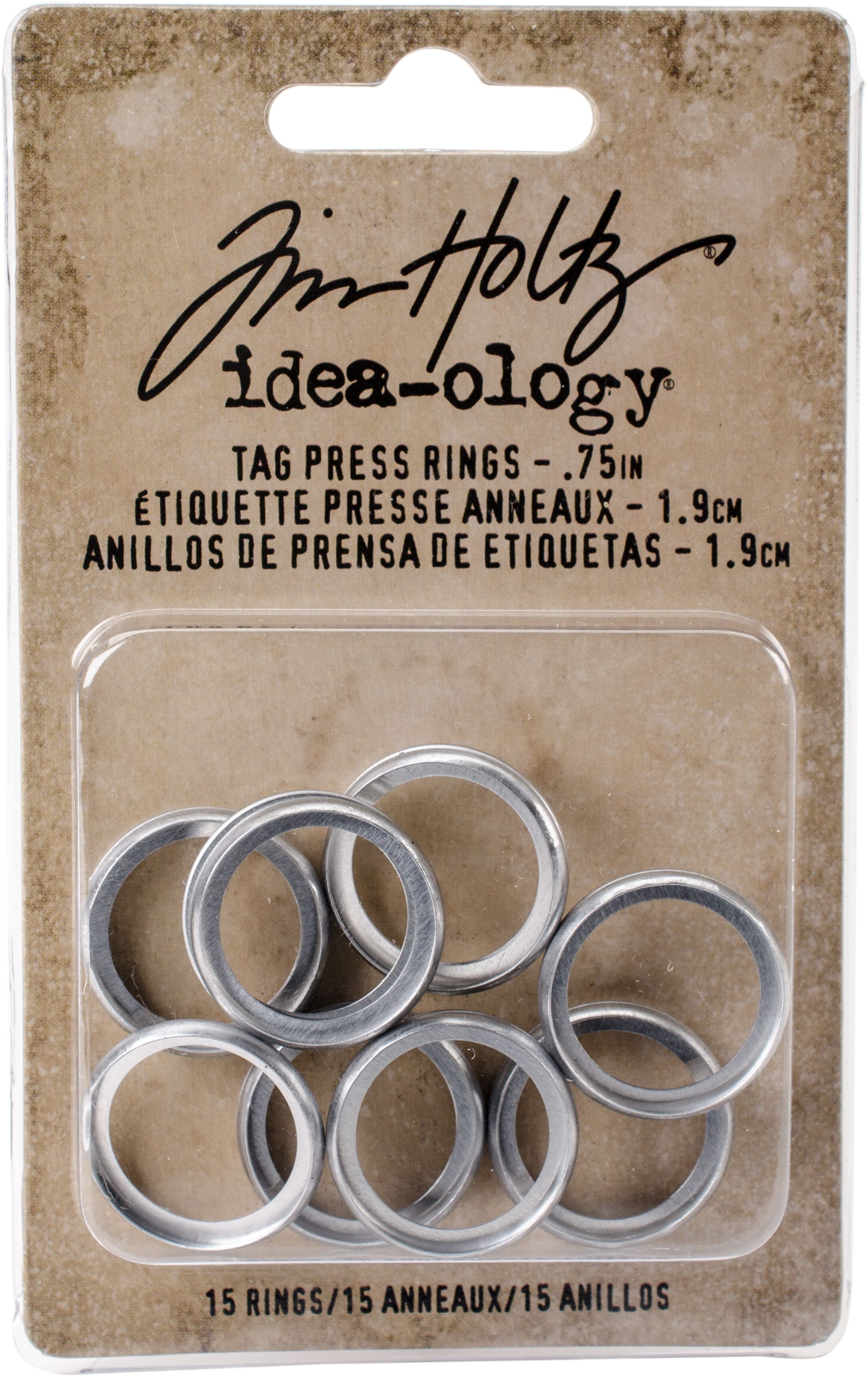 Tim Holtz Tag Press Rings .75