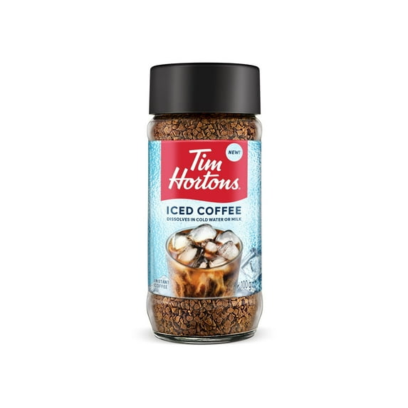 Tim Hortons 100% Colombian Instant ICED COFFEE (Medium) 100g/3.5 oz