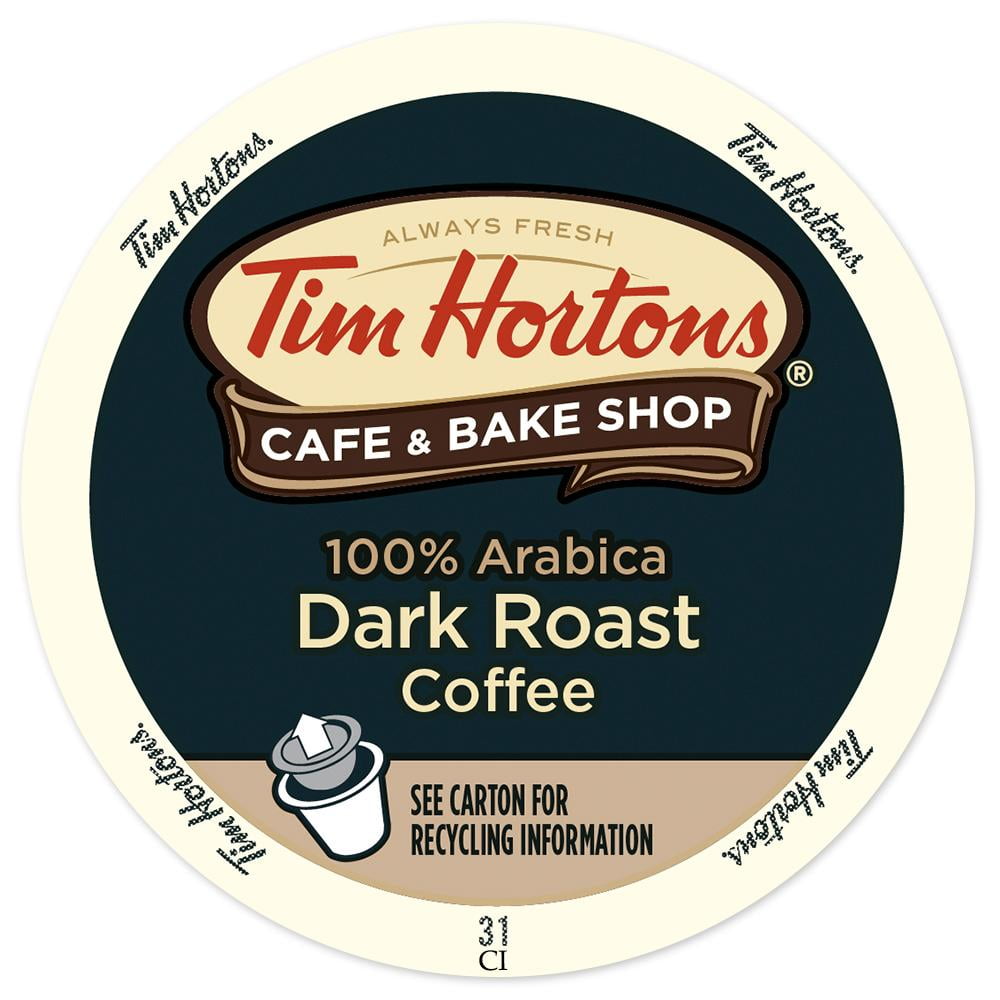 Tim Hortons Dark Roast, RealCup Portion Pack For Keurig Brewers, 30 ...