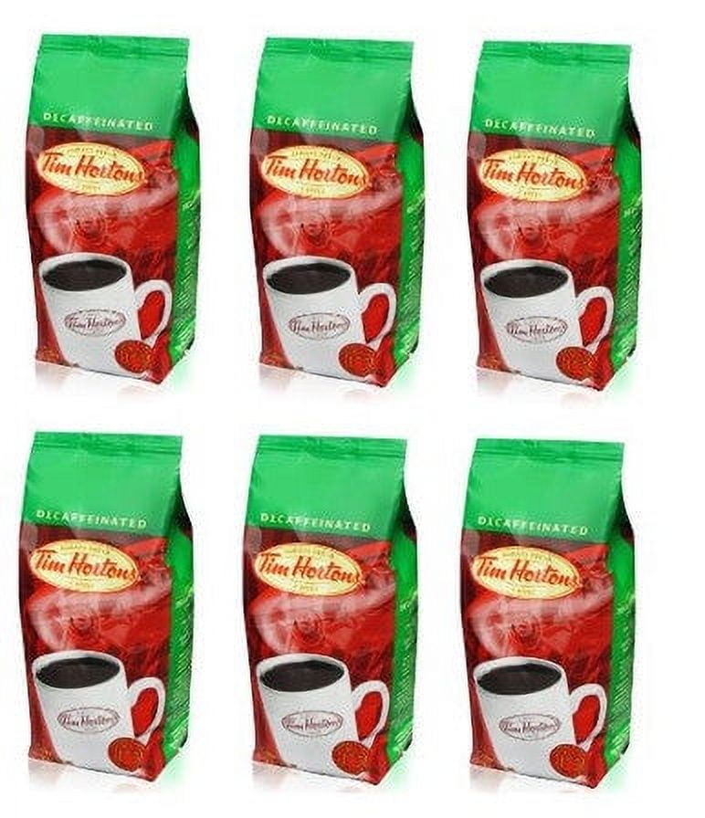 Tim Hortons Fine Ground Coffee, Swiss Decaffeinated, 340g/12oz 6 Pack