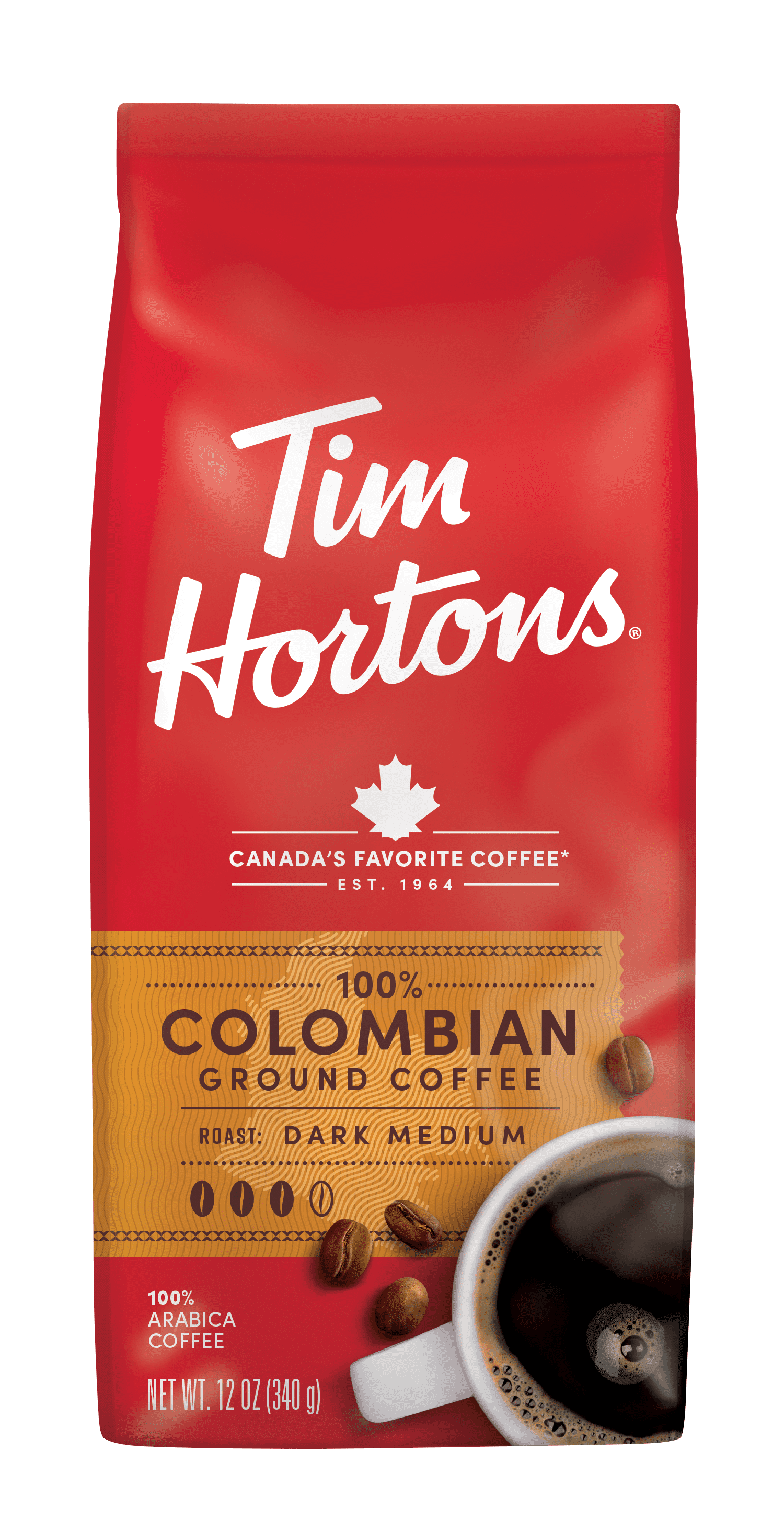 Tim Hortons 100% Arabica Original Blend Medium Roast Ground Tim Hortons 100% Arabica Original Blend Medium Roast Ground