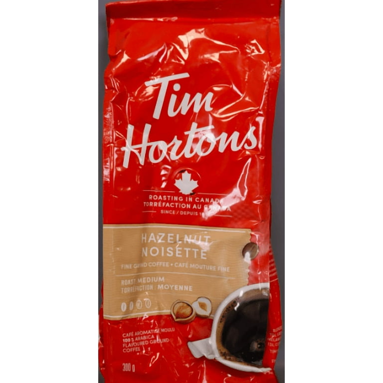 Tim Hortons Hazelnut Coffee - 300g/10.6 oz - Walmart.com