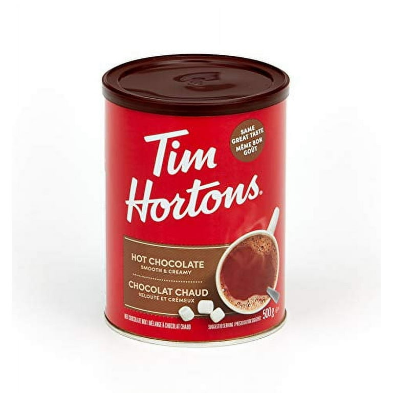 Tim Hortons Hot Chocolate Mix, 500g, Rich Creamy Cocoa Flavor