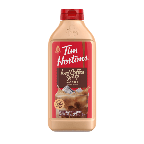 Tim Hortons Iced Coffee Syrup Mocha 16oz