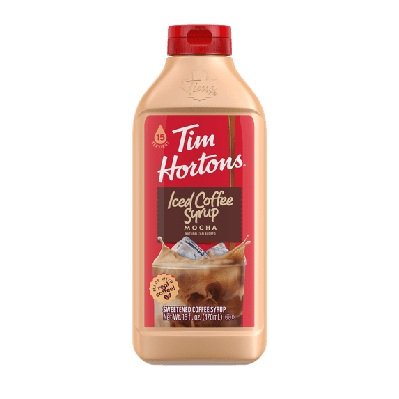 Tim Hortons Iced Coffee Syrup Mocha 16oz