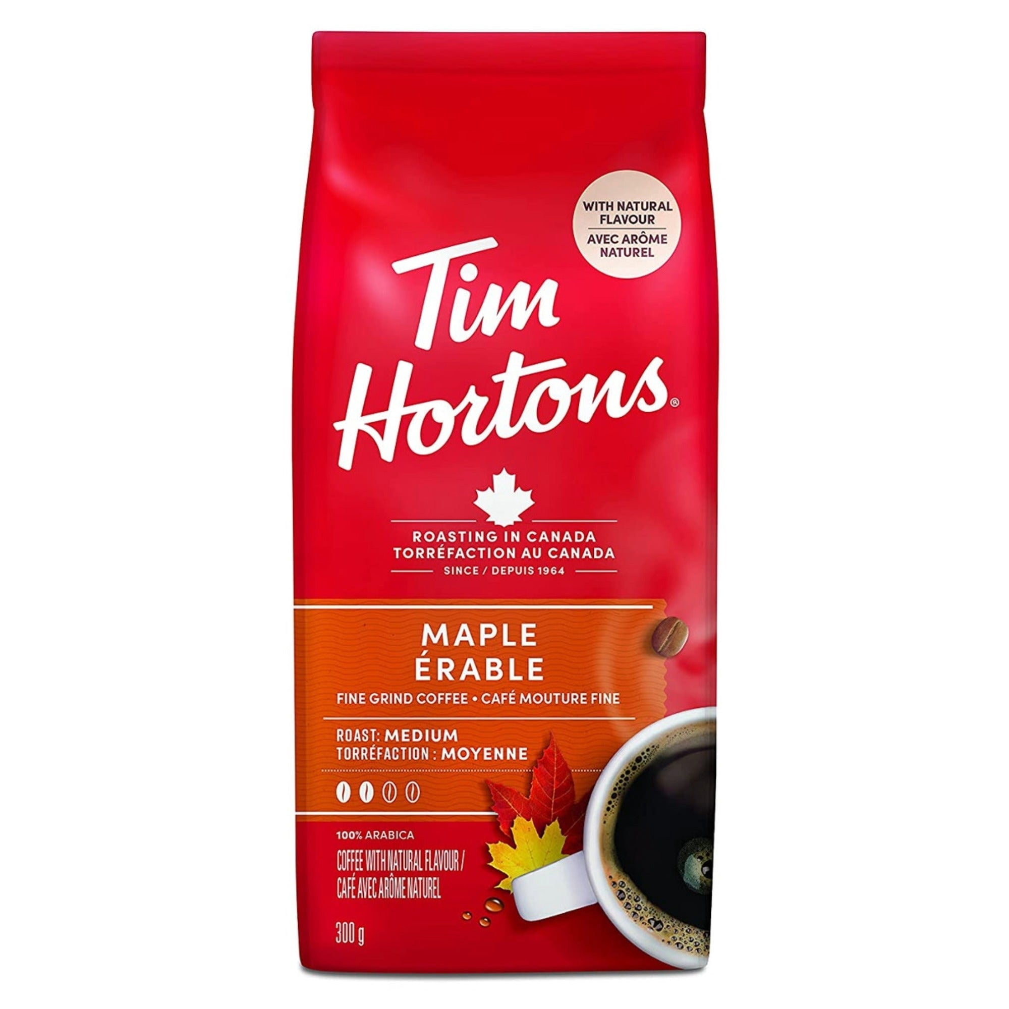 The TDL Group, Tim Hortons Maple Coffee, 300g/10.6oz - Walmart.com