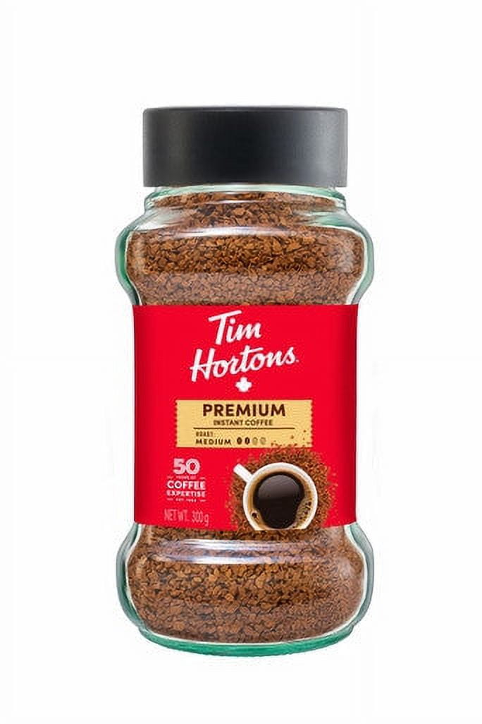 Tim Hortons Premium Instant Coffee Medium Roast 300g 10.5 oz