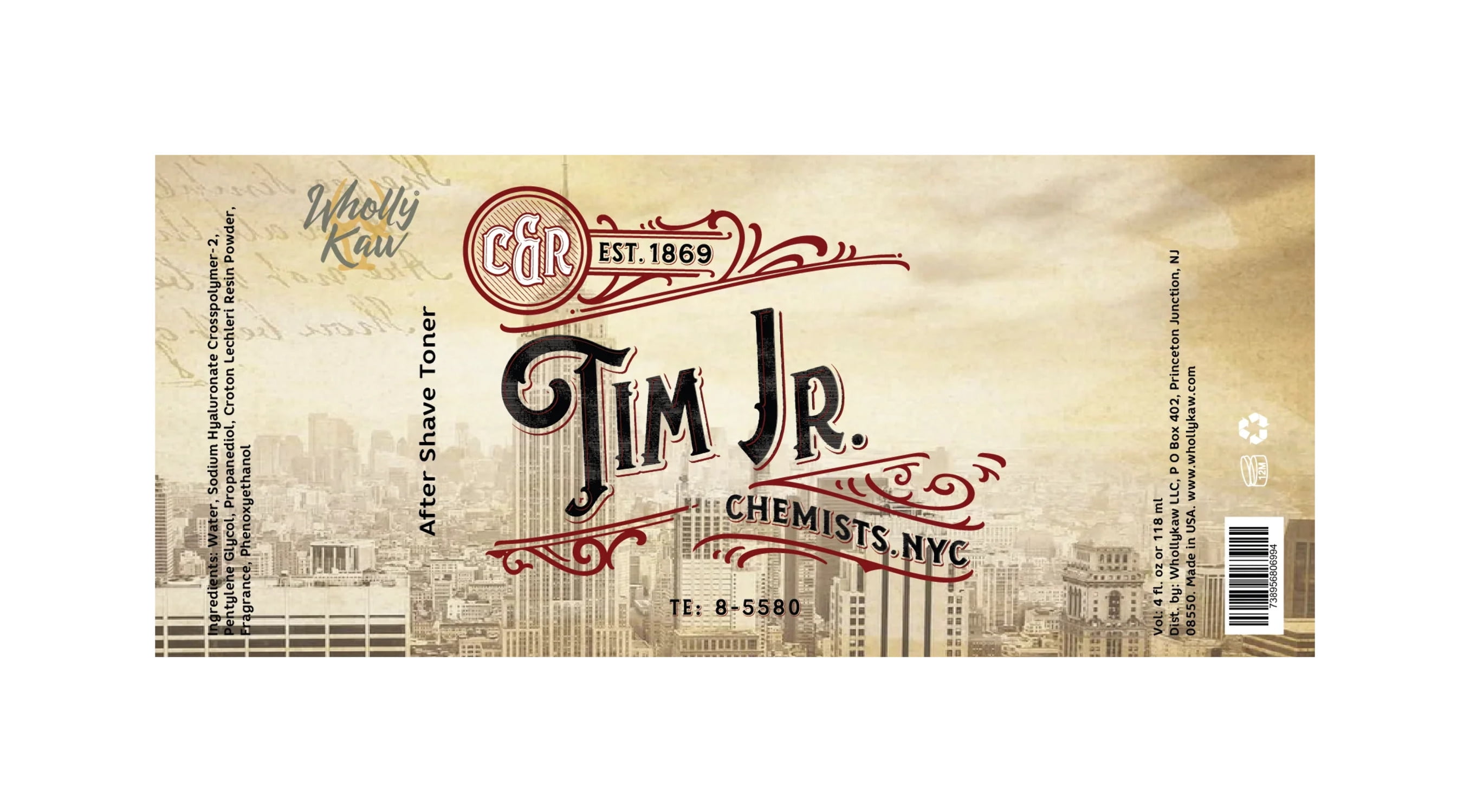 Tim Jr. After Shave Toner