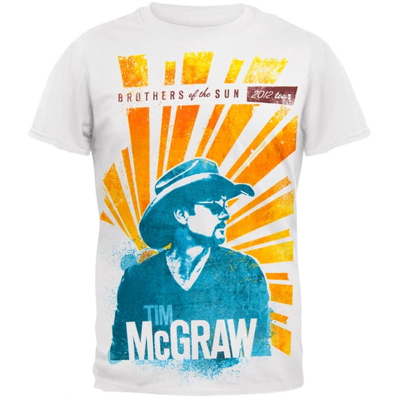 Tim Mcgraw Men's Sun Rays 2012 Tour Short Sleeve T Shirt