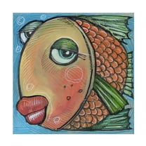 Tim Nyberg 'Fish 3 2019' Canvas Art