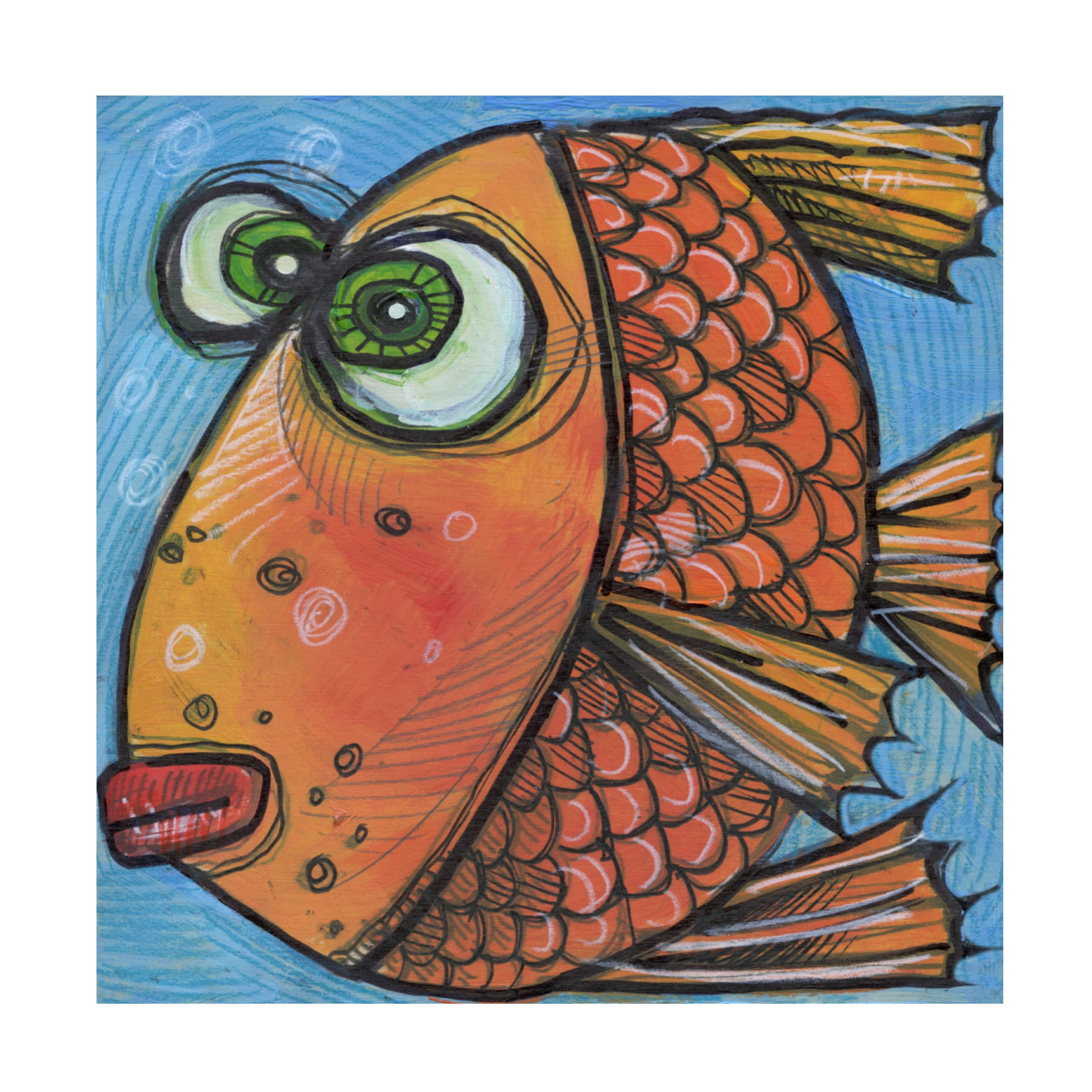 Tim Nyberg 'Fish 8 2019' Canvas Art