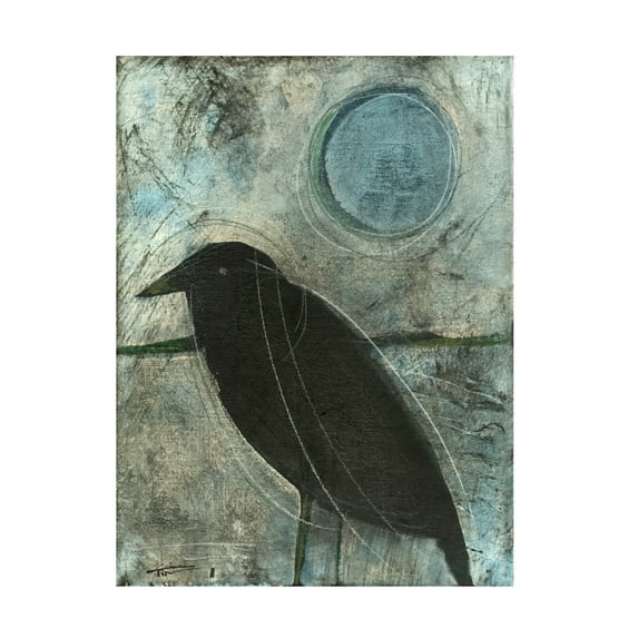 Tim Nyberg 'Raven Moon 4' Canvas Art
