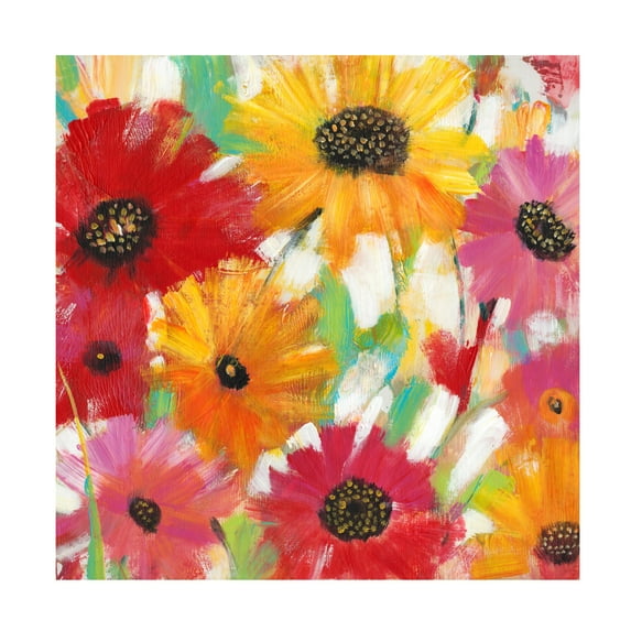 Tim O'Toole 'Bright & Bold Floral II' Canvas Art