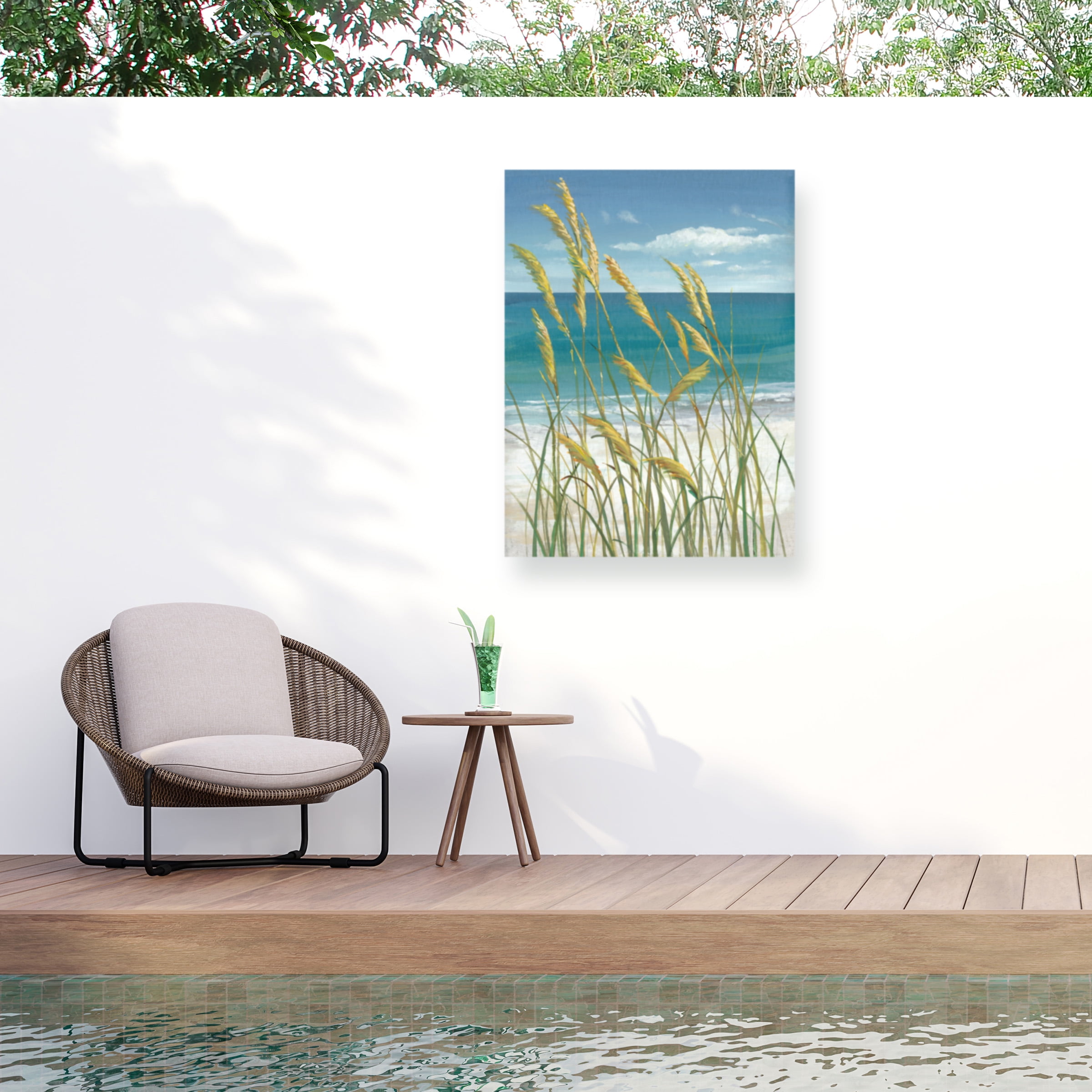 Tim O'Toole 'Ua Ch Summer Breeze I' Outdoor Canvas 19x14