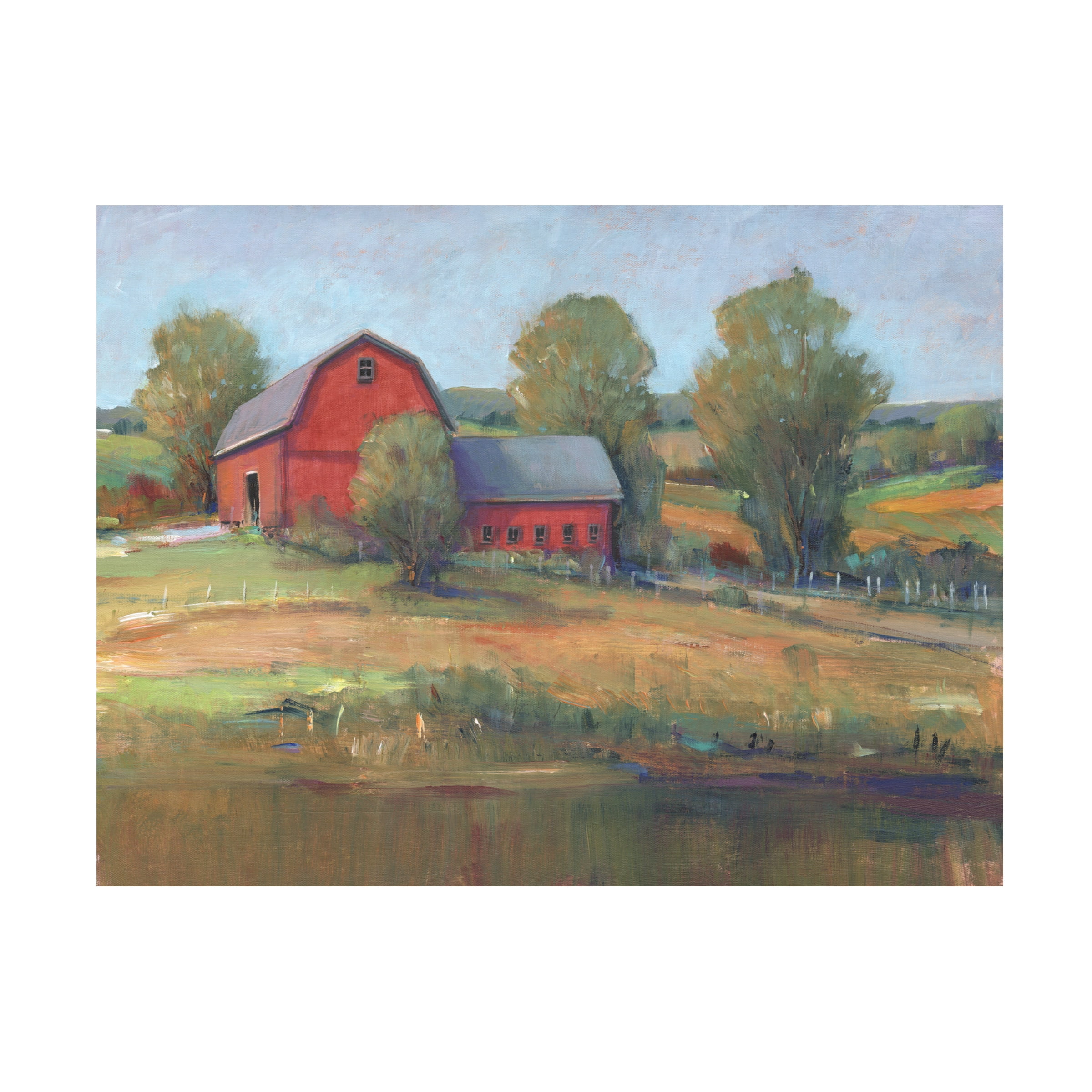 Tim OToole 'Country Barn I' Canvas Art