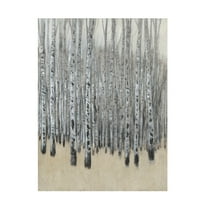 Tim OToole 'Neutral Aspen I' Canvas Art