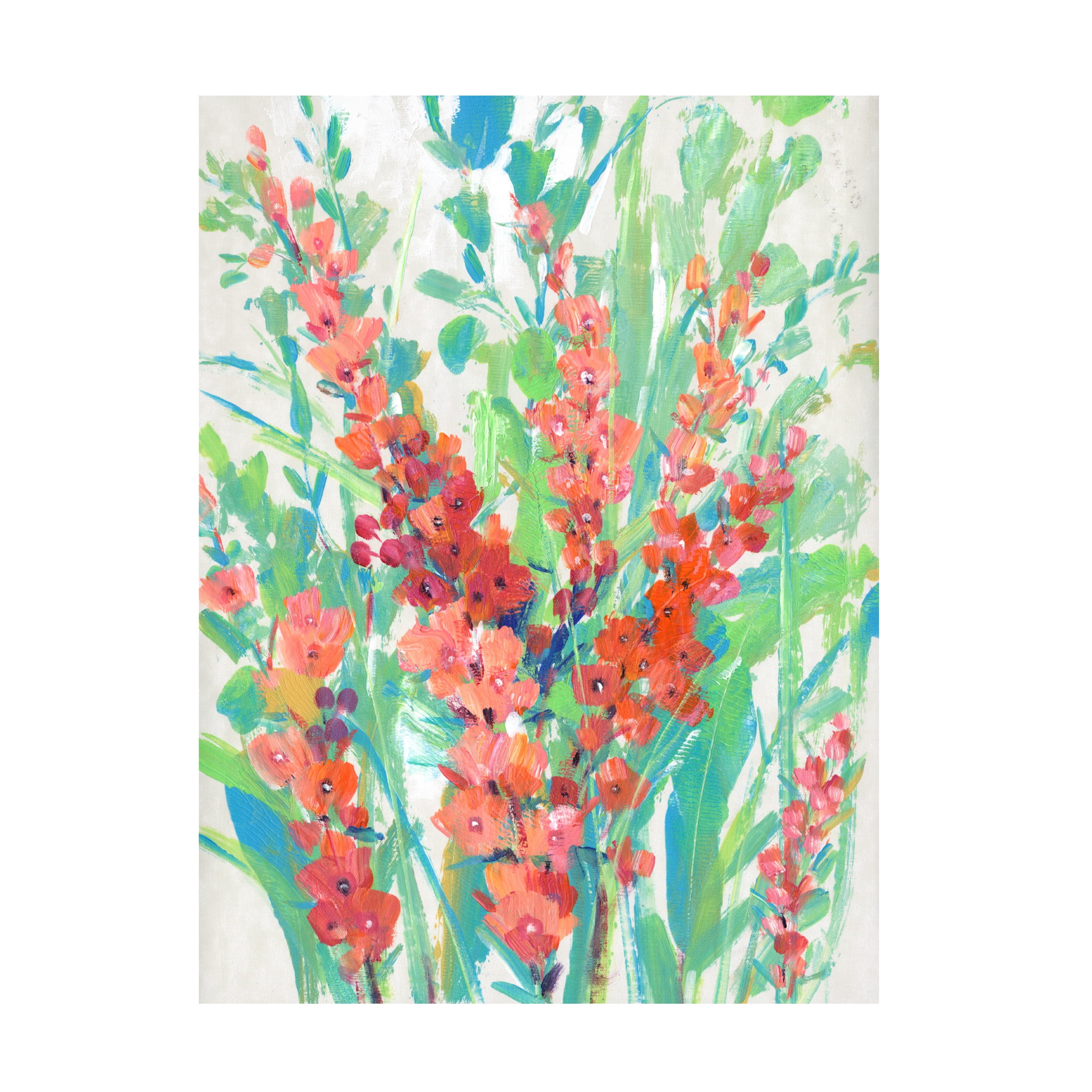 Tim OToole 'Tropical Summer Blooms II' Canvas Art