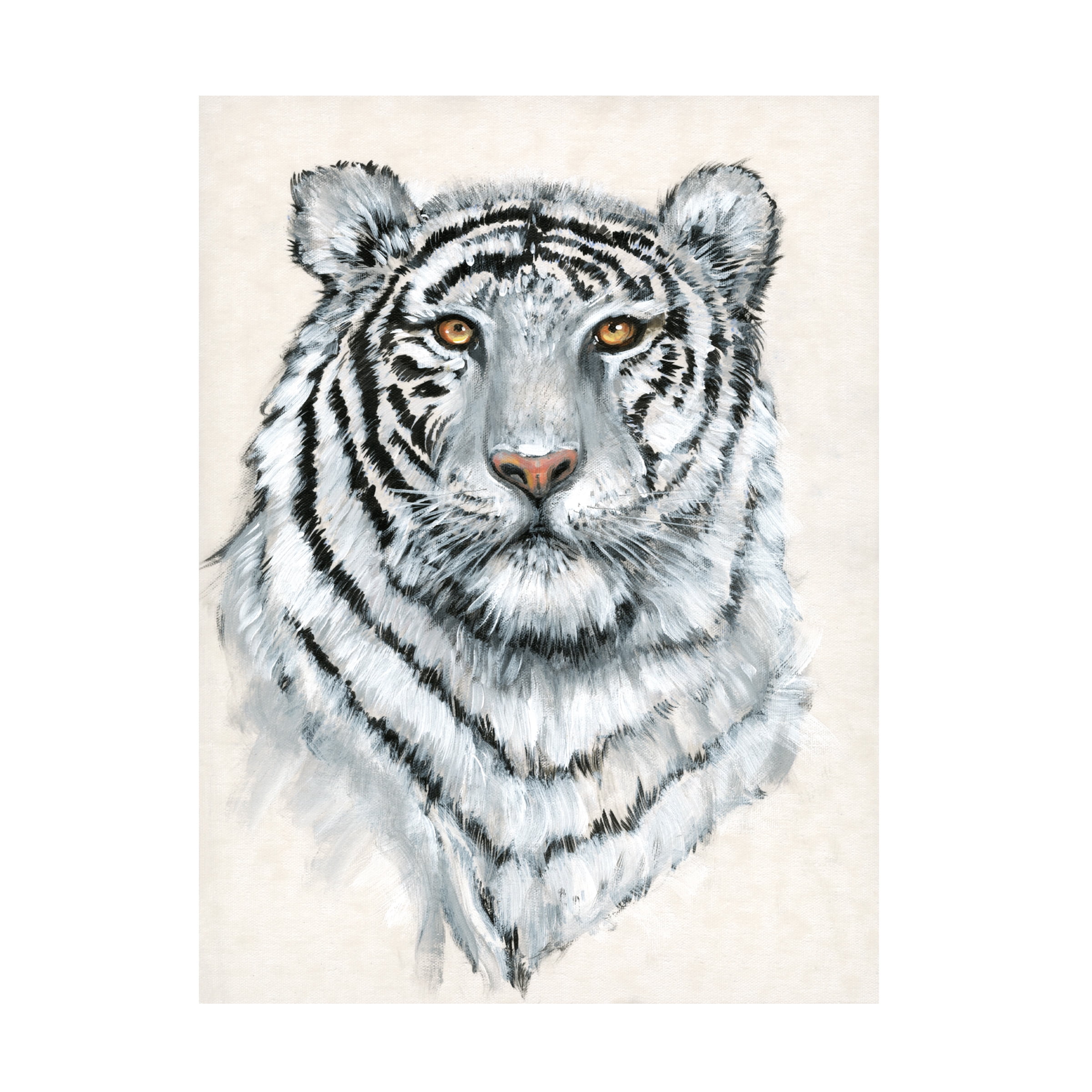 Tim OToole 'White Tiger II' Canvas Art