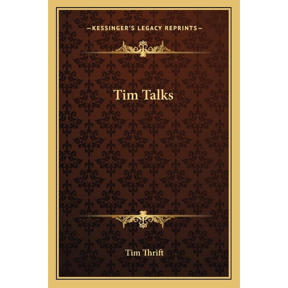 Tim Talks (Paperback)