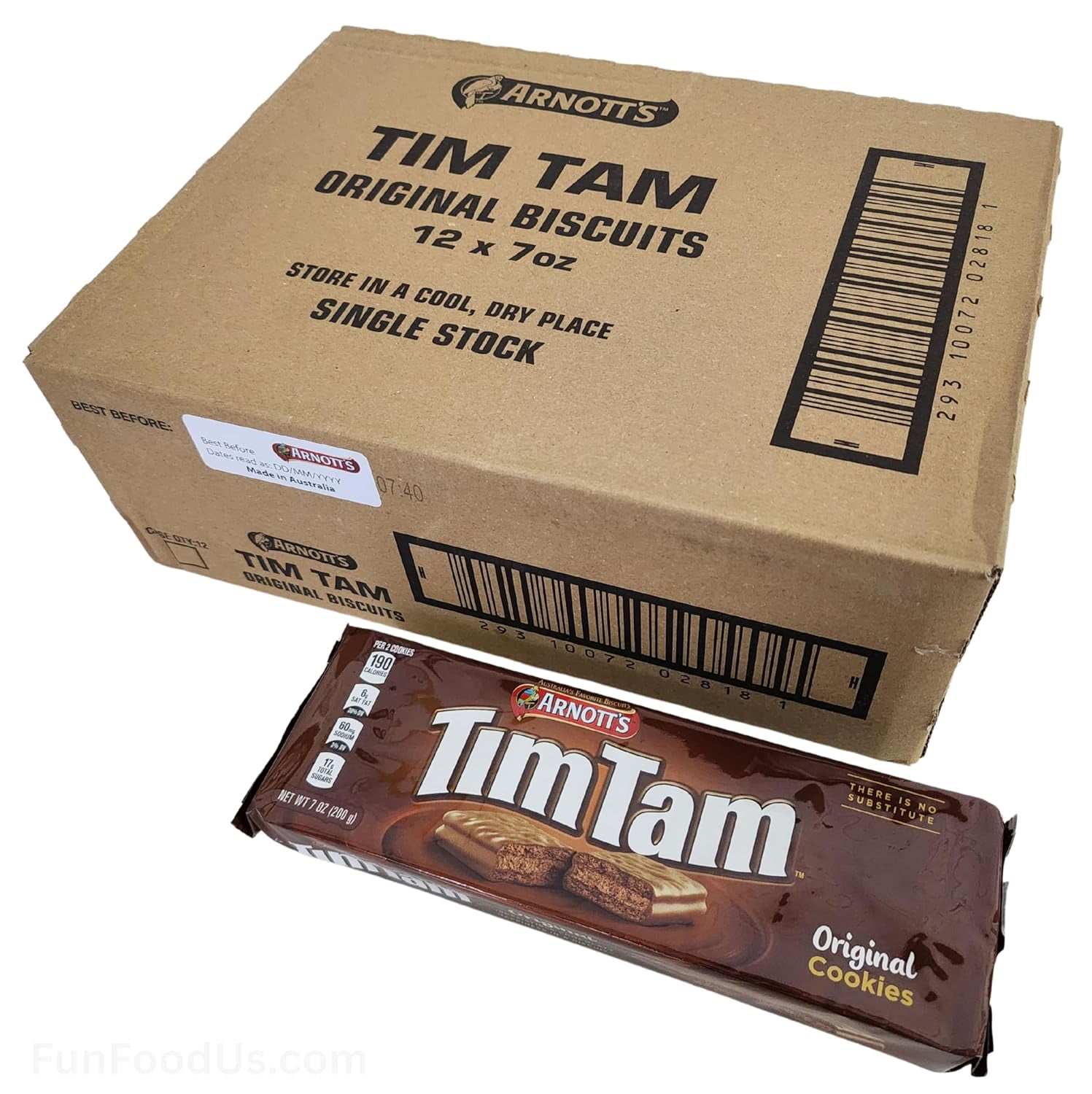 Tim Tam 0riginal (Case Pack of 12 x 200g) Australia's Most Loved & Most ...