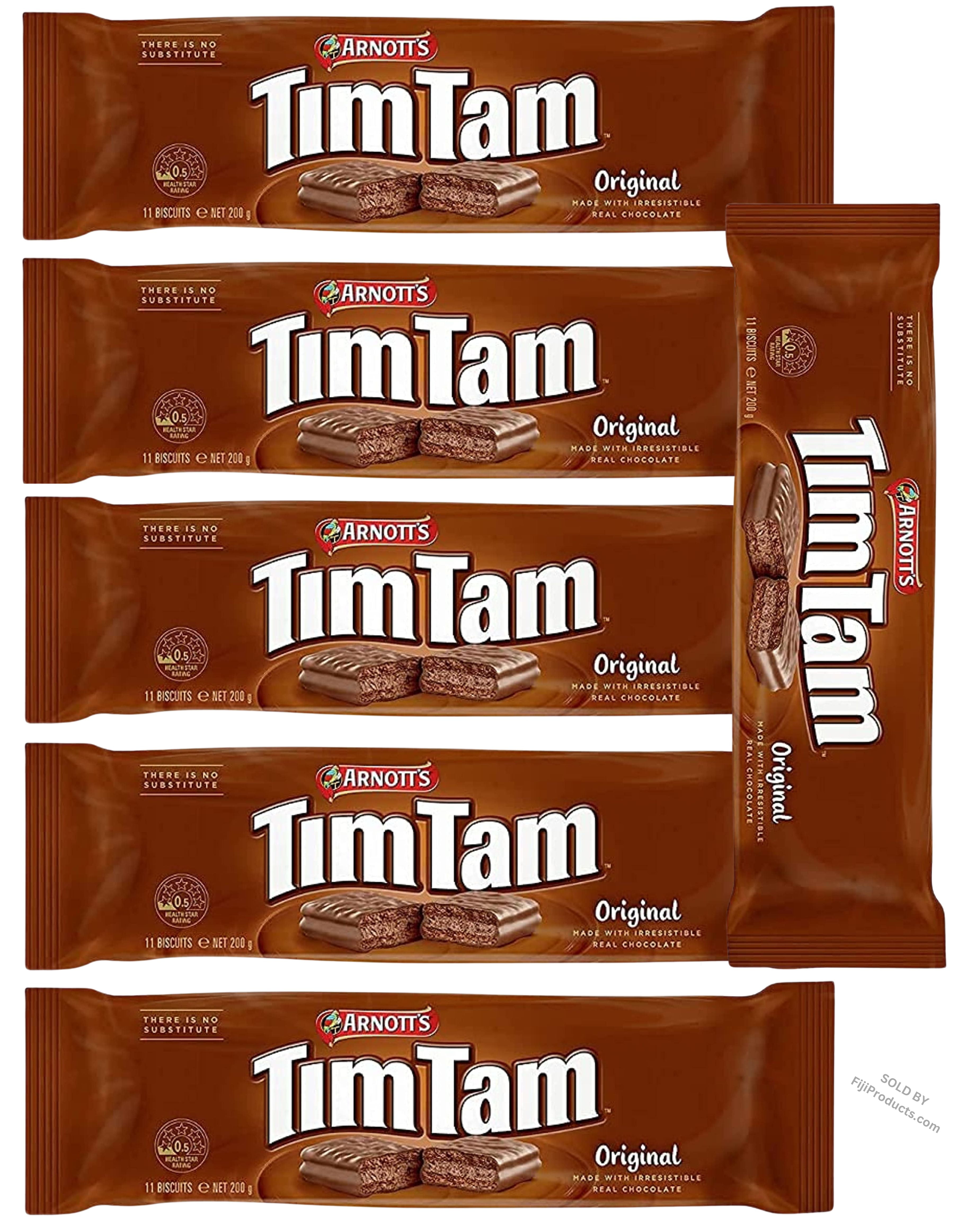 Arnott's Tim Tam Original Chocolate Biscuits - 6 Pack, Iconic Australian Treat