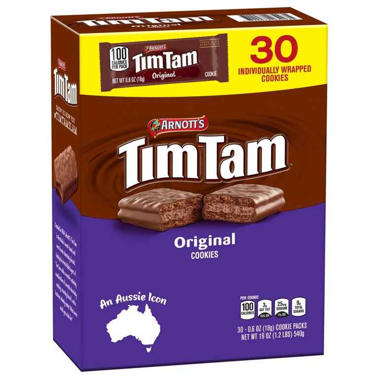 Arnott's Tim Tam Original Chocolate Cookies, Indulgent Aussie