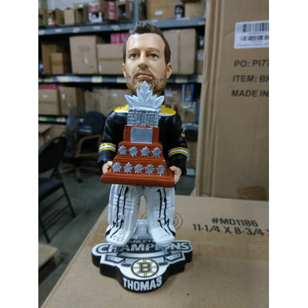 Tim Thomas MVP Trophy 2012 Stanley Cup FOCO Bobble Boston Bruins Bobblehead