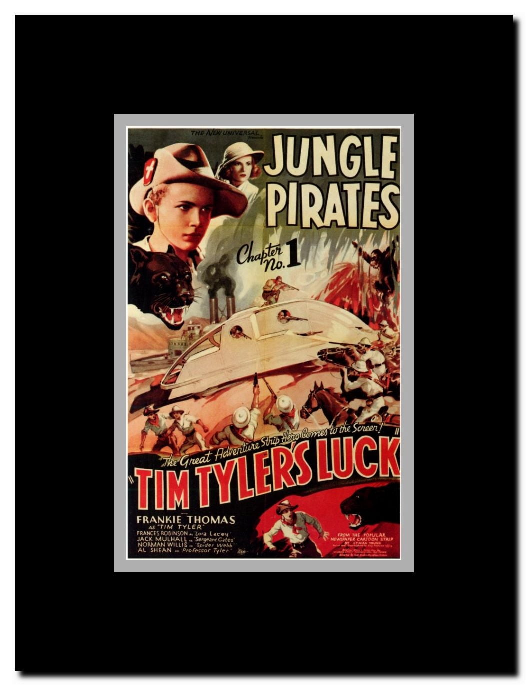 Tim Tyler's Luck Framed Movie Poster