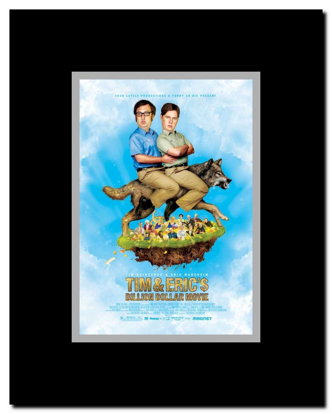 Tim and Eric's Billion Dollar Movie Framed Movie Poster