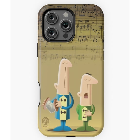 Tim and Tom Tuneful Twins of Tewkesbury N6339 Phone Case for iPhone 17 16 15 14 13 12 11 Pro Max