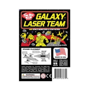 TimMee Galaxy Laser Team SPACE Figures - Red vs Yellow 50pc Set - Made in USA