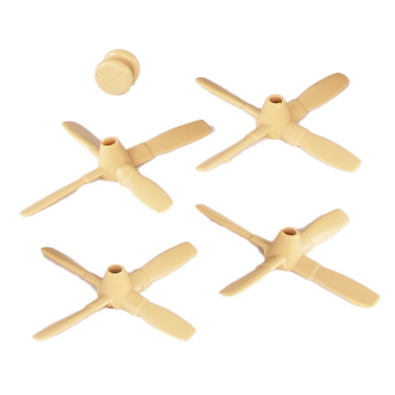 TimMee Plastic Army Men C130 Tan Replacement Propellers - Made in USA