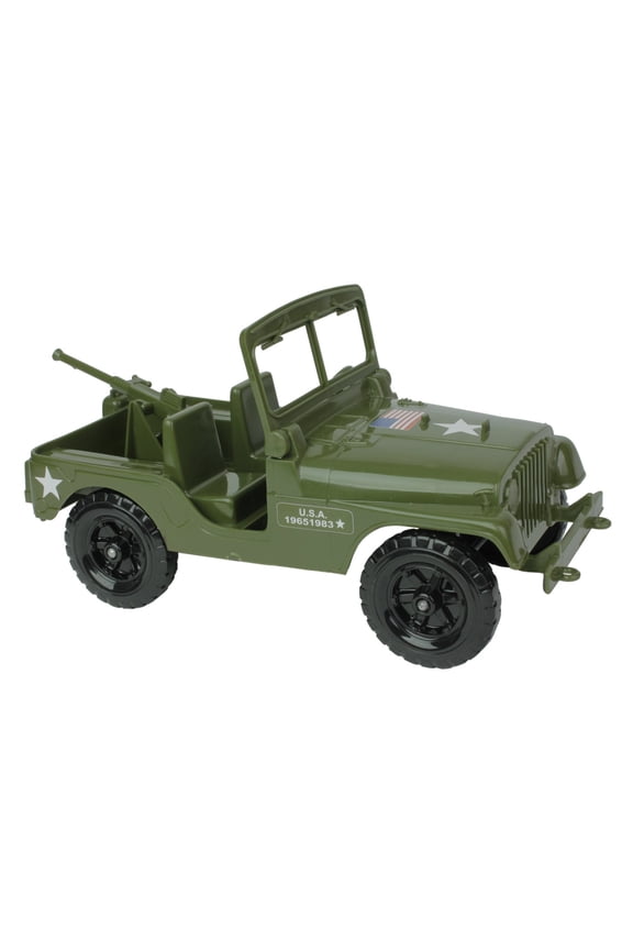 TimMee RECON PATROL M38 Military 4x4 - Olive Green Action Figure Size - Made in USA