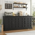 thumbnail image 1 of Timagebreze 70 Inch Farmhouse Sideboard with 4 Doors & Adjustable Shelves, Wood Buffet Cabinet for Dining Room, 1 of 8